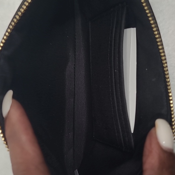 Coach Pebble Black Wristlet - Picture 3 of 12